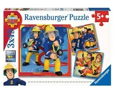 Ravensburger Dėlionė 3x49 vnt. - Ugniagesys Samas į pagalbą!