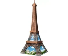 RAVENSBURGER 3D mini dėlionė Eifelio bokštas, 54d, 12536