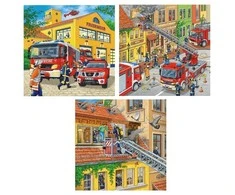 Ravensburger Dėlionė 3x49 vnt. - Ugniagesių brigada