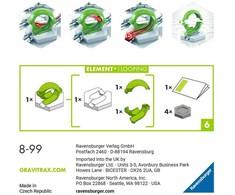 Ravensburger GraviTrax prailginimo rinkinio kilpa