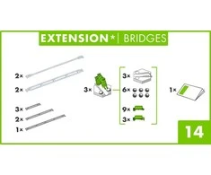 Ravensburger Konstruktorius GraviTrax: Priedų rinkinys Extension Bridges