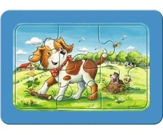 Ravensburger Dėlionė 3x6 vnt. - Gyvūnai
