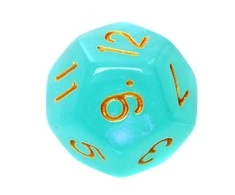 REBEL RPG Dice Set - Moonstones - Jadeite