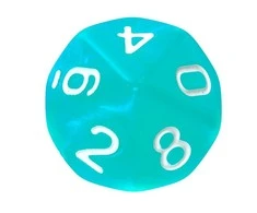 REBEL RPG Dice Set - Moonstones - Turquoise
