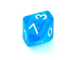 REBEL RPG kauliukų rinkinys - Crystal - Mėlyna
