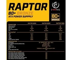 Rebeltec RAPTOR 600W