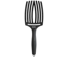 Olivia Garden Fingerbrush Board y Nylon Medium Juodas 1 U