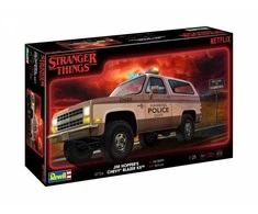 Revell Stranger Things Hopperio 1985 m. Chevy K5 Blazer 1/25 surinkimo rinkinys