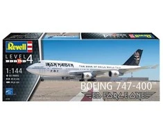 Revell – Boeing 747-400 Iron Maiden Ed Force One, 1/144, 03780