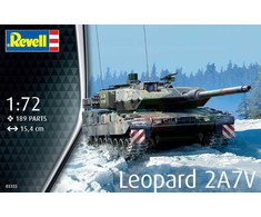 Revell Leopard 2A7V tanko modelis 1/72 – plastikinis surinkimo rinkinys
