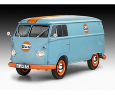 Revell Volkswagen T1 furgonas Gulf dekoracija, 1/24 plastikinis modelio rinkinys
