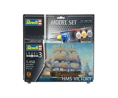 Revell HMS Victory 1/450 laivo modelio dovanų rinkinys su dažais ir klijais