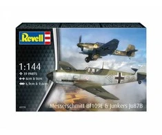 Revell Messerschmitt Bf 109E &amp; Junkers Ju 87B Stuka 1/144 komplektas 03770
