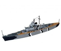 Revell - First Diorama Set - Bismarck Battle dovanų komplektas, 1/1200, 05668