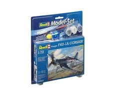 Revell Vought F4U-1A Corsair dovanų rinkinys 1/72 su dažais ir klijais