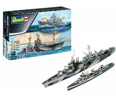 Revell Pacific Warriors USS Fletcher &amp; Indianapolis dovanų rinkinys 1/700