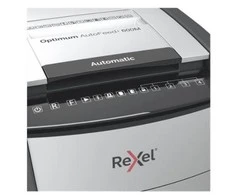 Rexel AutoFeed+ 600M Dokumentų naikiklis Micro cut shredding 2x15mm P-5 110L, 55 dB, Pilka/Juoda