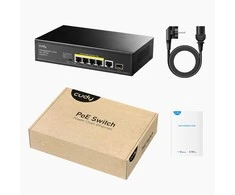 Šakotuvas Komutatorius - Cudy GS1005PTS1 Gigabit PoE 5 Prievadų Juodas