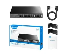 Šakotuvas Komutatorius - Cudy GS1024 24 Prievadų 48 Gbit/s Juodas