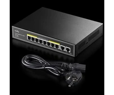 Šakotuvas Cudy GS1010PE tinklo jungiklis Gigabit Ethernet (10/100/1000) Power over Ethernet (PoE) Juodas
