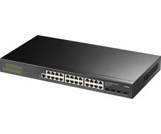 Šakotuvas Komutatorius - Cudy GS2024S2 Valdomas L2/L3 24 Prievadų Gigabit Juodas