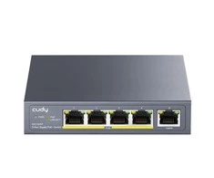 Komutatorius - Cudy GS1005P Gigabit PoE 5 Prievadai Pilkas
