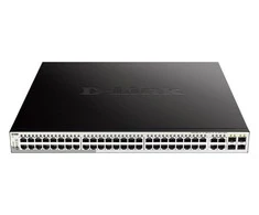 Šakotuvas D-LINK 52-Port Layer2 Smart Managed 48x PoE Gigabit Switch dlink žalias 3.0 48x 10/100/1000Mbit/s TP RJ-45 PoE prievadai 802.3at