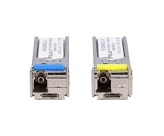 Šakotuvas Extralink SFP 1.25G | Modulis SFP WDM | 1,25Gbps, 1310/1550nm, single mode, 20km, LC, DOM, para