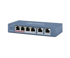 Šakotuvas SWITCH POE DS-3E0106HP-E 4 PRIEVADŲ Hikvision