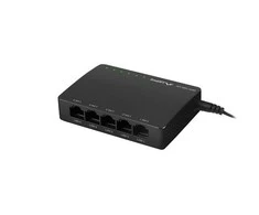 Šakotuvas LANBERG jungiklis DSP2-1005-12V 5 prievadų 1Gbps 12v