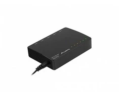 Šakotuvas LANBERG jungiklis PoE darbalaukio 5 prievadų 1GB 4 jungtys PoE 30W/prievadas max 60W DSP3-1005-60W nevaldomas