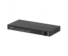 Šakotuvas NETGEAR 12 prievadų AV linija M4250-10G2XF-PoE+ 8x1G PoE+ 240W 2x1G 2xSFP+ valdomas jungiklis