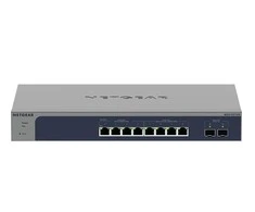 Šakotuvas „NETGEAR“ 8 prievadų daugiagigabitinis/10g eterneto išmanusis valdomasis „Pro“ komutatorius su 2 SFP+ prievadais (MS510TXM)