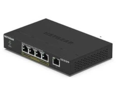 Šakotuvas NETGEAR GS305PP Unmanaged Gigabit Ethernet (10/100/1000) Power over Ethernet (PoE) Juodas
