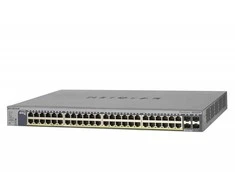 Šakotuvas NETGEAR 52 port GE POE+ Smart Managed Pro Switch su debesų valdymu ir 1 metų Insight prenumerata Gs752Tp