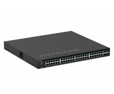 Šakotuvas NETGEAR M4350-48G4XF valdomas L3 gigabito Ethernet (10/100/1000) maitinimas per Ethernet (PoE) 1U Juodas