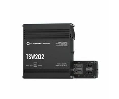 Šakotuvas Teltonika Switch, 8 jungtys | TSW202 | L2 valdoma | Tvirtinama prie sienos | SFP jungtys kiekis 2