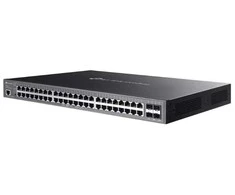 Šakotuvas TP-LINK jungiklis | SG3452XMPP Omada | Tvarkoma L2 | Montuojamas ant stovo | SFP+ jungtys kiekis 4 | PoE+ jungtys kiekis 40 &amp; 8x PoE++