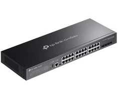 TP-Link Omada SG5428X tinklo komutatorius Valdomas L3 Gigabit Ethernet (10/100/1000) Juodas