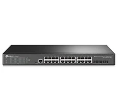 Šakotuvas TP-LINK | 24 prievadų 10/100/1000 Mbps stalinio kompiuterio tinklo jungiklis | SG3428X | Tvarkoma L2+ | Montuojamas ant stovo | SFP+ jungtys kiekis 4 | Maitinimo tipas Išorinis