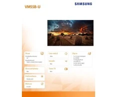 Monitorius SAMSUNG 55" VM55B-U FHD 500NITS 24/7 VIDEOWALL ULTRA NARROW BEZEL