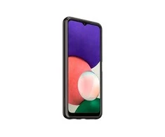 Dėklas QA226TBE minkštas skaidrus dangtelis, skirtas Samsung Galaxy A22 5G (Juodas)