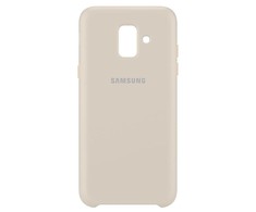 Samsung Galaxy A6 dėklas Dual Layer (Auksinis)