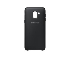 Galaxy J6 dviejų sluoksnių dėklas (Juodas)