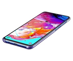 Dėklas Samsung Galaxy A70 Gradation Nugarėlė Violetinė
