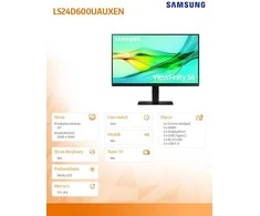 Monitorius - Samsung ViewFinity S60UD 24" QHD 2560x1440 HDR10 USB-C