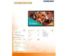 Monitorius SAMSUNG 24" QB24C FULLHD 250 NITS 16/7 SOC WIFI
