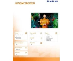 Monitorius SAMSUNG QM75C 75 colių UHD 24/7 500 nit