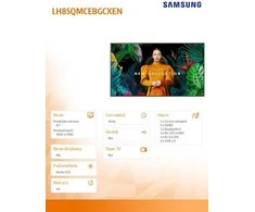 Monitorius SAMSUNG 85" QM85C UHD 500 NITS 24/7 SOC WIFI