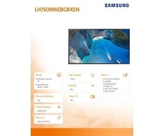Monitorius SAMSUNG 75" OM75A UHD 4000 NITS 24/7 HIGH BRIGHTNESS SOC WIFI